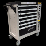 Munich Tools Grey Line werkplaatswagen – 7 laden, 6 gevuld