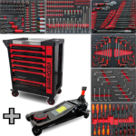 PACK: werkplaatswagen Barracuda Max XXL + extra‑platte krik 4 ton