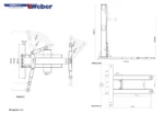 Weber Expert C‑1.25 één‑koloms spindelhefbrug – Image 2