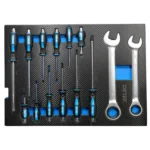 Chariot D'Atelier Rempli D'Outils Chariot À Outils Inclus 3 Tonnes Cric Vert – Image 11